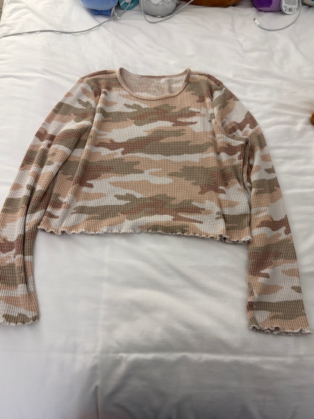 American Eagle Baby Doll Long Sleeve Top